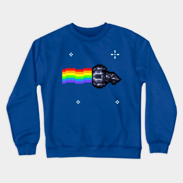 The Last Starfighter: Nyan Gunstar! Crewneck Sweatshirt by Evarcha